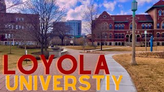 4K 🇺🇸 Chicago Walking Tour 2024  Loyola University Chicago  Chicago Illinois Walking Video [upl. by Yllas]