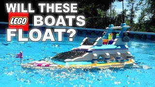 DO THESE LEGO BOATS FLOAT 🛥 2 [upl. by Barina]