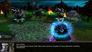 Warcraft 3 custom campaign Rise of the Lich King part 2 [upl. by Steel]