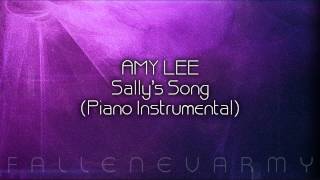 Amy Lee  Sallys Song Piano Instrumental by lostpain [upl. by Amehsat]