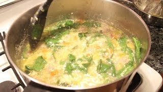 Italian Wedding Soup Recipe  OrsaraRecipes [upl. by Enahsed53]