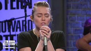 Miley Cyrus “Wrecking Ball” on the Stern Show 2017 [upl. by Domella840]