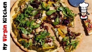 Blue Cheese amp Caramelised Onion Pizza Recipe MYVIRGINKITCHEN [upl. by Julia]