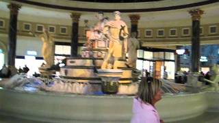 Moving statues at Caesars Palace [upl. by Maurizio]