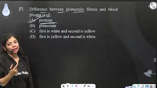 Difference between glomerular filtrate and blood plasma is of [upl. by Stewardson558]