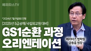 2025년 5급외교원 대비 GS1순환 오리엔테이션23 07 09 시행베리타스 법학원 금동흠 원장 [upl. by Ahsila]