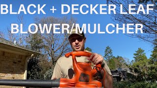 Black  Decker Leaf Blower amp Mulcher [upl. by Lyle892]