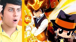 STREAMER REACCIONA POR PRIMERA VEZ A KATEKYO HITMAN REBORN TODOS LOS OPENINGS [upl. by Ymmas622]