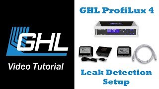 Leakage Detection setup via GHL Control Center [upl. by Gustin]