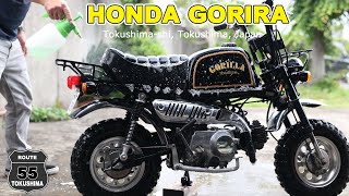 56歳おっちゃんの ホンダ ゴリラ HONDA GORILLA きれいにしました。 徳島県で楽しんでいます。 [upl. by Staw]