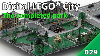 LEGO® city project  The park is done [upl. by Leanatan]