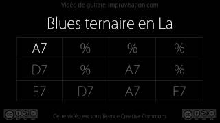 Blues Backing Track in A 90bpm [upl. by Becki831]