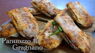 Super crispy PANUOZZO Bread How to make itPanificio Malafronte of Gragnano  Italy [upl. by Samuella]