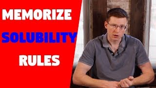 Trick for Memorizing Solubility Rules [upl. by Gower219]