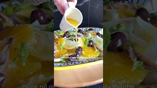 SICILIANI CREATIVI  Insalata siciliana di finocchi e arance  Sicilian orange salad shortsrecipe [upl. by Laresa]