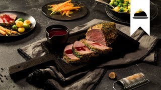 Rinderfilet mit Kräuterkruste Rezept I KeinFestOhne Weihnachtsbraten  EDEKA [upl. by Turley]