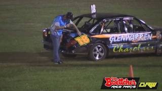 Street Stocks  CMain  Australian Title  Kingaroy Speedway  010117 [upl. by Zulch]