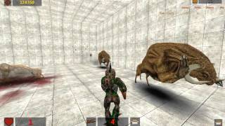 Serious Sam Classics Revolution GamePlay Map PlantnRun v3 2 DLC2 [upl. by Xet]