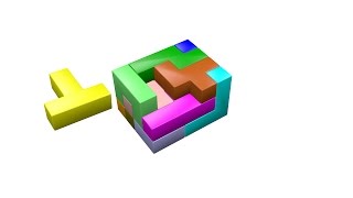 Pentomino3dFigure Cuboid 3x4x5 [upl. by Lohrman]