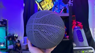 3D Printed Airless Basketball 🏀🔥 [upl. by Edmanda637]