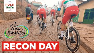 RECON DAY at the TOUR DU RWANDA  TEAM POLTI KOMETA [upl. by Ilke]