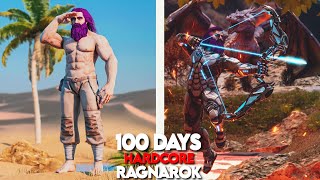 I Survived 100 Days of Hardcore Ark on Ragnarok Heres What Happened [upl. by Mehitable159]