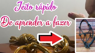 Como fazer um cabresto 7 nós  Rápido e fácil [upl. by Bautista724]