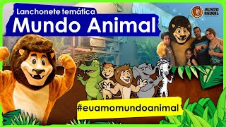 MUNDO ANIMAL LANCHONETE TEMÁTICA GUARULHOS  SÃO PAULO [upl. by Raybourne596]