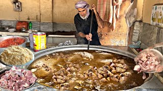 MOST GIANT KABULI PULAO RECIPE  AFGHANI MEAT PULAO PREPARED  STREET FOOD QABILI PLAV RECIPE [upl. by Annaeirb]