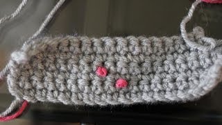 French Knots On Crochet [upl. by Pansie]