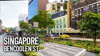 Walking from Bencoolen St to Istana Park in Singapore [upl. by Malsi969]