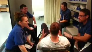 EMT Class 314 Restraint Training 2 [upl. by Bollen]