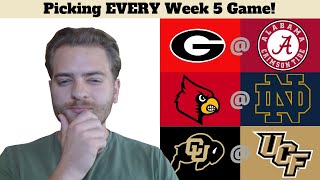 I picked EVERY Week 5 College Football game From the Denver International Airport [upl. by Obidiah]