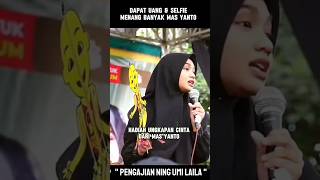 Hadiah uangkapan cinta mas Yanto pengajian Ning umi Laila [upl. by Aicertal]