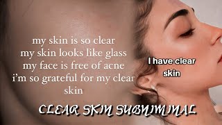 clear glass like skin subliminal  beauty enhancer subliminal  diet mountain dew audio [upl. by Morrie]