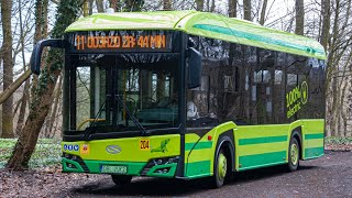 🇵🇱 MZK Bolesławiec  Solaris Urbino 9 LE Electric IV 🚍11➡️Gdańska Eurocash quotStacja Manufakturaquot [upl. by Kenn]