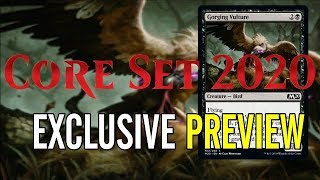 Mtg Core Set 2020 Exclusive Preview Card  Gorging Vulture [upl. by Leerzej]