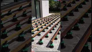 Terrasse en bois sur plots JOUPLAST [upl. by Crispin]