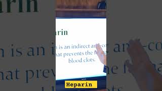 Heparin heparin bloodphysiology mbbs dentist nursing [upl. by Penn901]