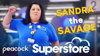 Sandra being the ULTIMATE SAVAGE for 10 minutes straight  Superstore [upl. by Jerri]