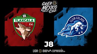 Resumen  Tlaxcala 0  1 Celaya  Jornada 8 – Grita México C22  Liga BBVA Expansión MX [upl. by Salvucci]