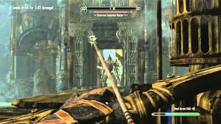 Skyrim Lower the Three Bridges in Nchardak Aqueduct [upl. by Anaes478]