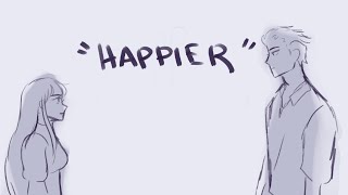 happier by olivia rodrigo  animatic [upl. by Yrac]