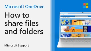 How to share OneDrive files and folders  Microsoft [upl. by Llecrep242]