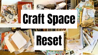 Craft Room Refresh Finding Inspiration Through Tidying Up [upl. by Delanty]