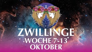 Tarot ♓️ Zwillinge ♊️ Woche 713 Oktober 2024 [upl. by Milson695]