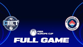 Jonava CBet v Bahcesehir College  Full Basketball Game  FIBA Europe Cup 202324 [upl. by Juditha]