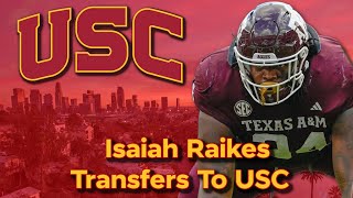 BREAKING Isaiah Raikes Transfers To USC Football [upl. by Eocsor474]