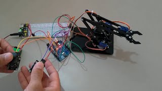 Arduino 4Axis Robot Arm [upl. by Eineg]