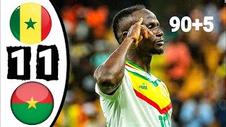 🔴 Sénégal vs Burkina Faso  Éliminatoires de la Coupe dAfrique des Nations 2025  Match [upl. by Eitsyrhc]